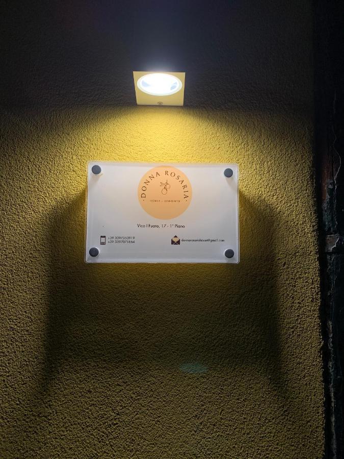 דירות סורנטו Donna Rosaria House מראה חיצוני תמונה
